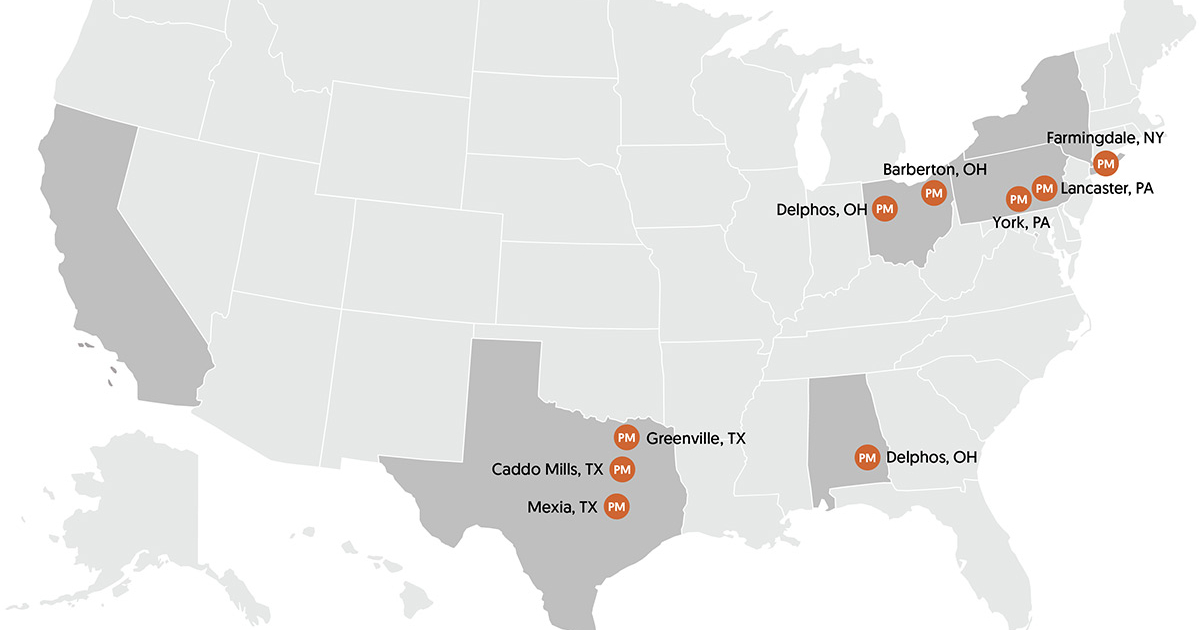 Premier Materials Locations | Premier Materials